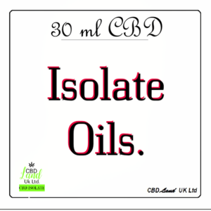 30ml CBD Isolate oils.